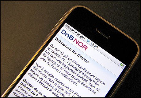 Nettbank Til Iphone Vg