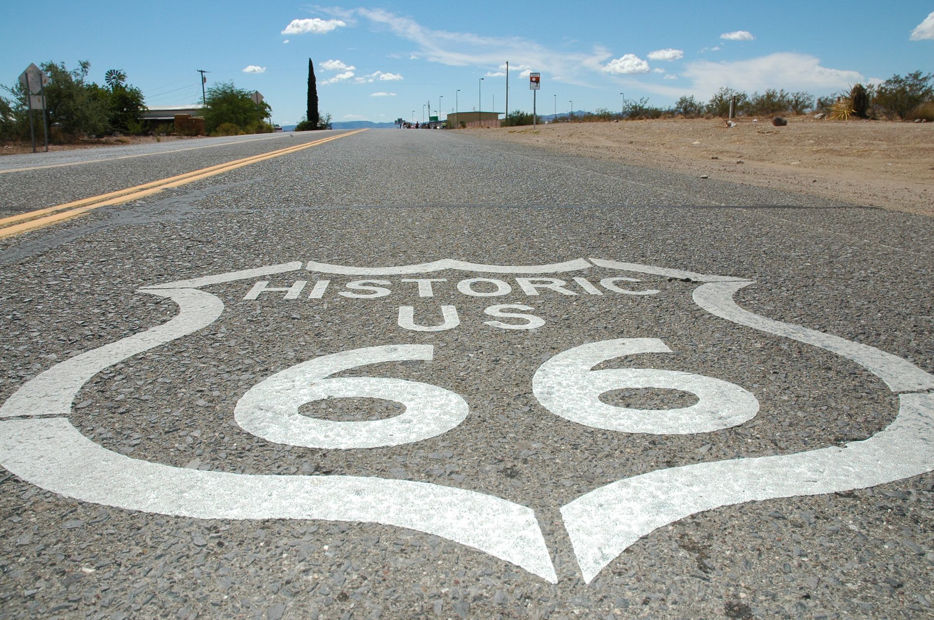 LEGENDARISK: Route 66 er kjent som en av verdens mest berømte roadtriper. 