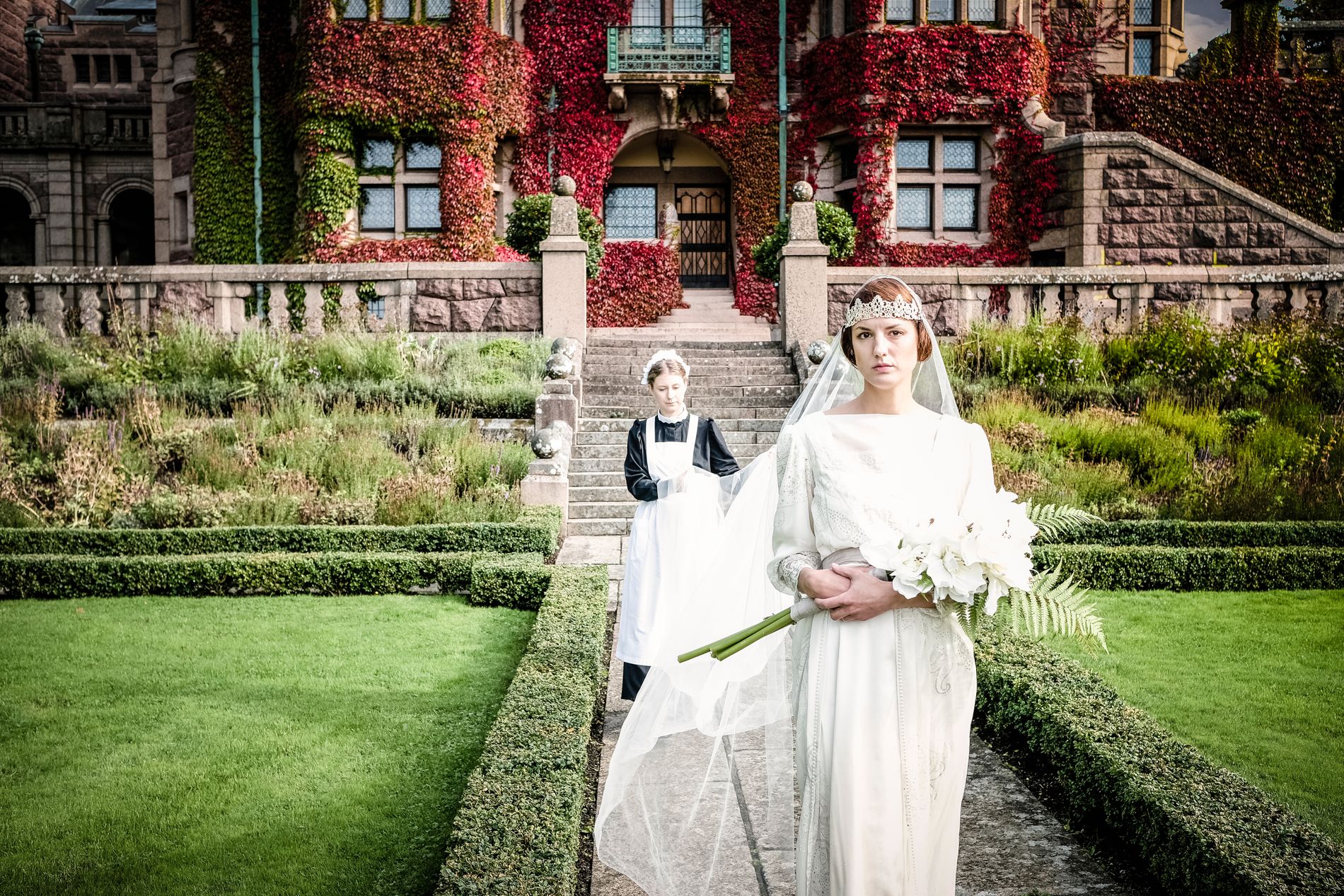  SLOTTSBRYLLUP: Mange nordmenn ønsker å gifte seg på et slott i Sverige, som her på Tjolöholms slott i Kungsbacka. 