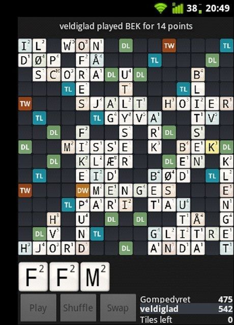 wordfeud league of honour